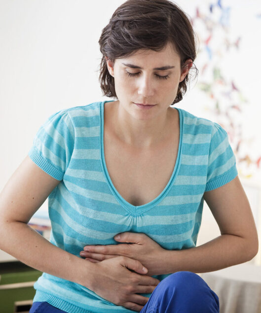 ABDOMINAL PAIN IN A WOMAN